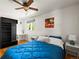 Inviting bedroom with hardwood floors, closet, and plenty of natural light at 3015 N Fillmore St, Denver, CO 80205