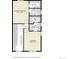 Upstairs floor plan featuring bedrooms, bathrooms, walk-in closets, and hallway layout at 11821 W Independence Ave, Lakewood, CO 80401