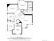 Upstairs floor plan featuring the primary bedroom, bathroom, bedrooms, and an open hall at 7158 Torrey St, Arvada, CO 80007