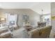 Bright living room with vaulted ceiling, neutral paint, and comfortable seating arrangement at 4644 W 112Th Ct, Westminster, CO 80031