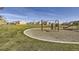 A neighborhood playground with swings and a grass lawn for outdoor enjoyment at 16308 Saint Paul St, Thornton, CO 80602