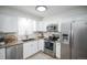 Modern kitchen with stainless steel appliances and granite counters at 2030 Santana Dr, Castle Rock, CO 80104