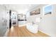 Elegant bathroom featuring a free-standing tub and walk-in shower at 6307 E 141St Ln, Thornton, CO 80602