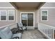 Covered patio with seating, perfect for relaxing outdoors at 17311 Rose Mallow St, Parker, CO 80134