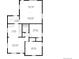 Detailed floor plan showcasing layout of living room, kitchen, bedrooms, bathroom, dining and Gathering rooms, and laundry at 5525 Pierce Ct, Arvada, CO 80002