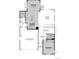 First floor plan featuring a gourmet kitchen, sunroom, great room, 2-car garage, and bedroom 5 at 24778 E 40Th Ave, Aurora, CO 80019