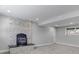 Finished basement area featuring a stone fireplace at 1003 N Jackson St, Golden, CO 80403