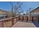 The deck offers tree and mountain views at 1003 N Jackson St, Golden, CO 80403