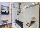 Beautiful bathroom with a soaking tub, modern fixtures, and stylish decor at 1784 Cade Ave, Castle Rock, CO 80104