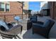 Cozy patio with comfortable seating, ideal for intimate conversation and relaxing outdoors at 155 S Monaco Street Pkwy # 311, Denver, CO 80224