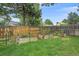 Well-maintained backyard boasts raised garden beds perfect for growing vegetables and flowers at 8116 W Fremont Dr, Littleton, CO 80128