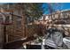 Private back patio with a wooden fence, perfect for outdoor dining and leisure at 2927 W 81St Ave # H, Westminster, CO 80031