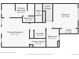 Detailed second floor layout featuring primary bedroom with walk-in closet, laundry, and bedroom at 11250 Florence St # 20B, Commerce City, CO 80640