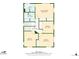 Detailed floor plan showcasing the layout of the bedrooms and bathrooms at 8793 E Monmouth Pl, Denver, CO 80237