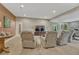 Home theater featuring reclining chairs and big screen tv, perfect for movie night at 5 Catamount Ln, Littleton, CO 80127