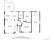 Detailed floor plan showcasing the layout of the living room, kitchen, bedrooms, and garage on the first floor at 846 E 114Th Pl, Northglenn, CO 80233