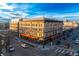 Aerial view of a mixed-use building near street at 436 Cherokee St, Denver, CO 80204