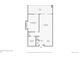 Layout of the 1st floor includes a patio, kitchen, bathroom, and two bedrooms at 7220 W Bonfils Ln # 206, Lakewood, CO 80226