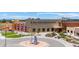 Trail Winds Recreation Center with colorful slides, flags, and modern architecture, an inviting community space at 13884 Lilac St, Thornton, CO 80602