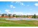 Community skate park in a green space, perfect for skateboarding and recreational activities at 13884 Lilac St, Thornton, CO 80602