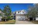 Charming two-story home with attached garage, landscaped lawn, and lovely trees at 5956 S Winnipeg St, Aurora, CO 80015