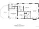 Floor plan of the home's main level, showcasing the layout of rooms at 1920 S Downing St, Denver, CO 80210