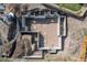 Close aerial shot of the foundation, detailing the layout and structural design of the home at 933 Saint Andrews Ln, Louisville, CO 80027
