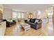 Open-concept living space with hardwood floors, neutral tones, and abundant natural light at 13025 Umatilla Ct, Denver, CO 80234
