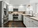 Well-equipped kitchen with stainless steel appliances and ample counter space at 1705 Gaylord St # 201, Denver, CO 80206