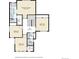 Upstairs floor plan featuring multiple bedrooms and baths at 637 Millet Cir, Brighton, CO 80601