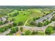 Aerial view of residential homes next to an open field with walking and bike paths at 3224 S Dudley St, Lakewood, CO 80227