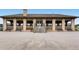 Pavilion with detailed architectural elements, symmetrical design, and outdoor benches at 586 S Corona St, Denver, CO 80209
