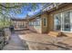 Outdoor deck area with ample space, covered pergola, and potential for outdoor seating, with a view at 6360 S Gibraltar Cir, Centennial, CO 80016