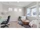 Home office with modern decor and lots of natural light at 20795 Scenic Park Dr, Parker, CO 80138