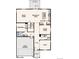 Main level floor plan featuring a two-bay garage, study, open kitchen, and large great room at 14366 Heritage Dr, Mead, CO 80504