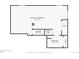 Basement floor plan with dimensions at 5521 S Yakima St, Aurora, CO 80015