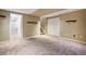 Finished basement with carpet, closet, and access to the stairs and other rooms at 8791 Starwood Ln, Parker, CO 80134