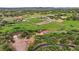 Expansive aerial view showcases the property's home, surrounding acreage, and private driveway at 3850 Hopi Dr, Sedalia, CO 80135