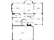 Detailed floorplan layout showcasing the first floor, with the rooms' dimensions and layout at 474 Rose Finch Cir, Highlands Ranch, CO 80129