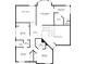Detailed floorplan layout showcasing the second floor, with the rooms' dimensions and layout at 474 Rose Finch Cir, Highlands Ranch, CO 80129