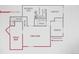 Basement floor plan with bedroom, Gathering room and workshop at 10553 W 84Th Pl, Arvada, CO 80005