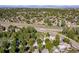 Aerial view with snow-capped mountains in the distance at 11777 Elizabeth Cir, Thornton, CO 80233