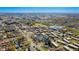 Aerial view of 1385 King St, with Paco Sanchez Park and Denver in the background at 1385 N King St, Denver, CO 80204
