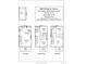 Floor plan of a three-story house showing eat-in kitchen, living room, bedrooms, loft and garage at 1385 N King St, Denver, CO 80204