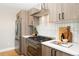 Well-equipped kitchen with stainless steel appliances, ample countertop space, and stylish cabinetry at 1385 N King St, Denver, CO 80204