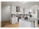 Contemporary kitchen featuring stainless steel appliances and granite counters at 410 Acoma St # 314, Denver, CO 80204