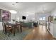 Open living room with hardwood floors and natural light at 410 Acoma St # 314, Denver, CO 80204