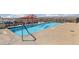 Rooftop pool and grilling area with city views at 410 Acoma St # 314, Denver, CO 80204
