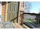 Cozy patio featuring outdoor seating and a view of the well-manicured community at 8726 S Kline St # A208, Littleton, CO 80127