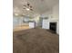 Expansive living area featuring hardwood floors, fireplace, and an open layout at 894 S Krameria St, Denver, CO 80224